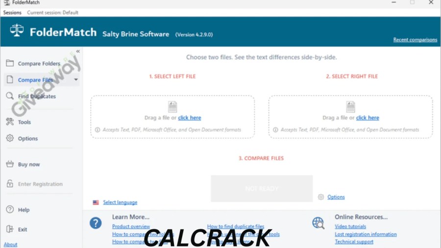FolderMatch comparison settings