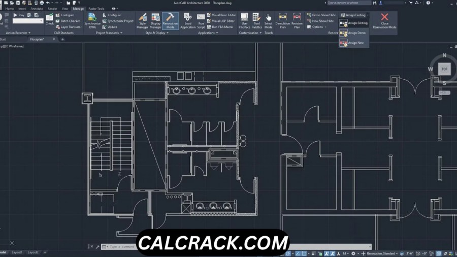 AutoCAD Architecture main interface