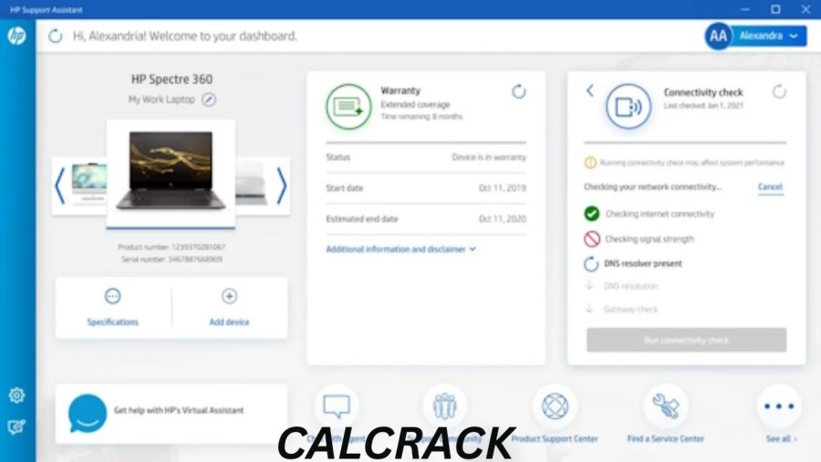 HP Support Assistant software
