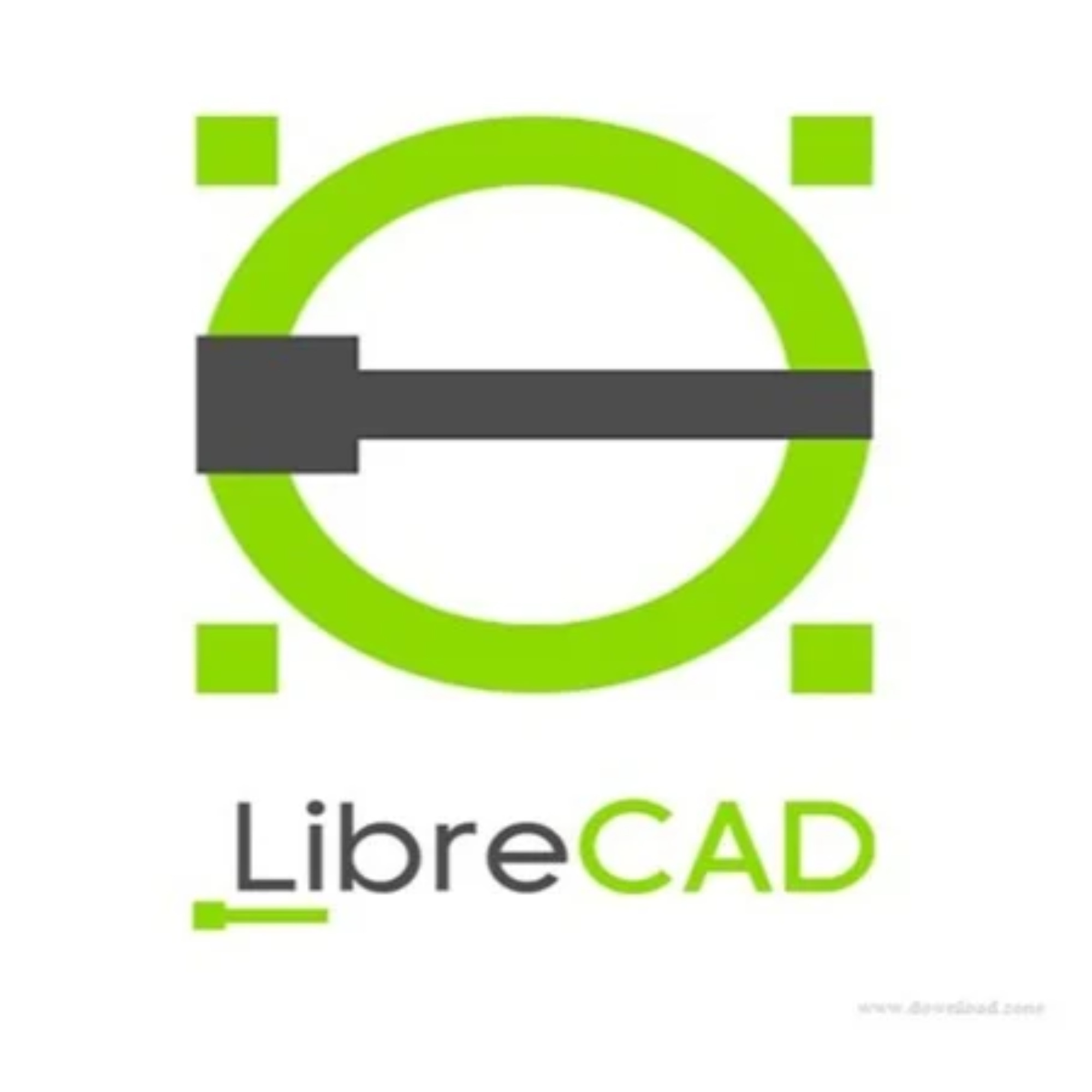 LibreCAD software interface for Windows