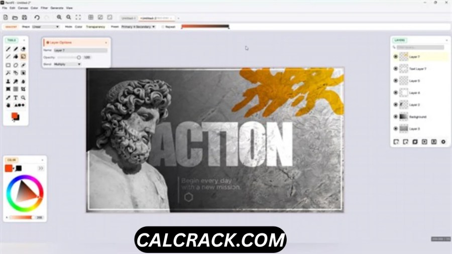 PaintFE image editor interface