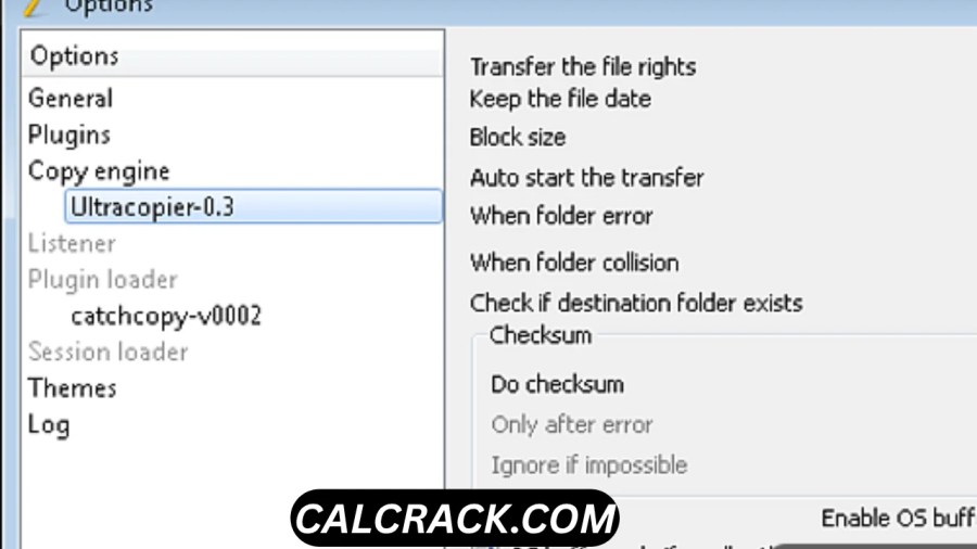 UltraCopier File Transfer Interface