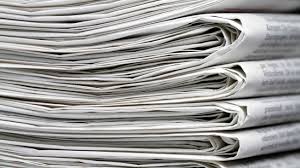 newspaper stack