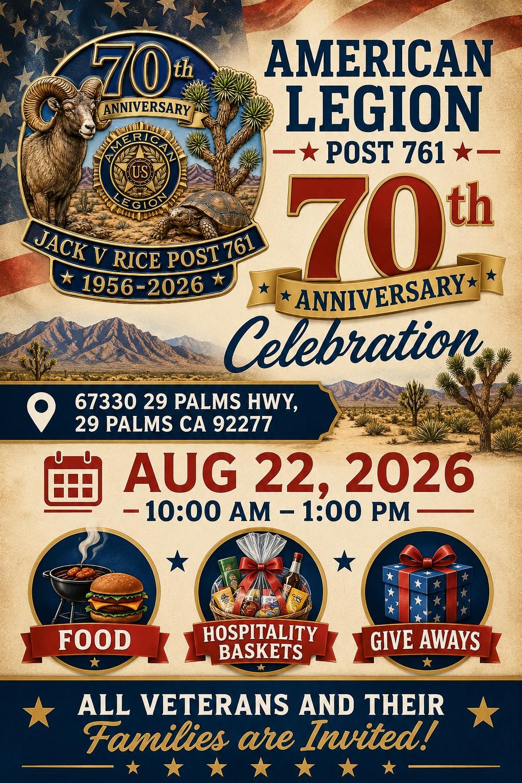Post 761 - 70th Anniversary Celebration