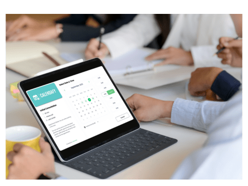 Calendafy Advanced Forms Appointment Scheduling Software - Modern 8K Colorful Illustrations | Free Download