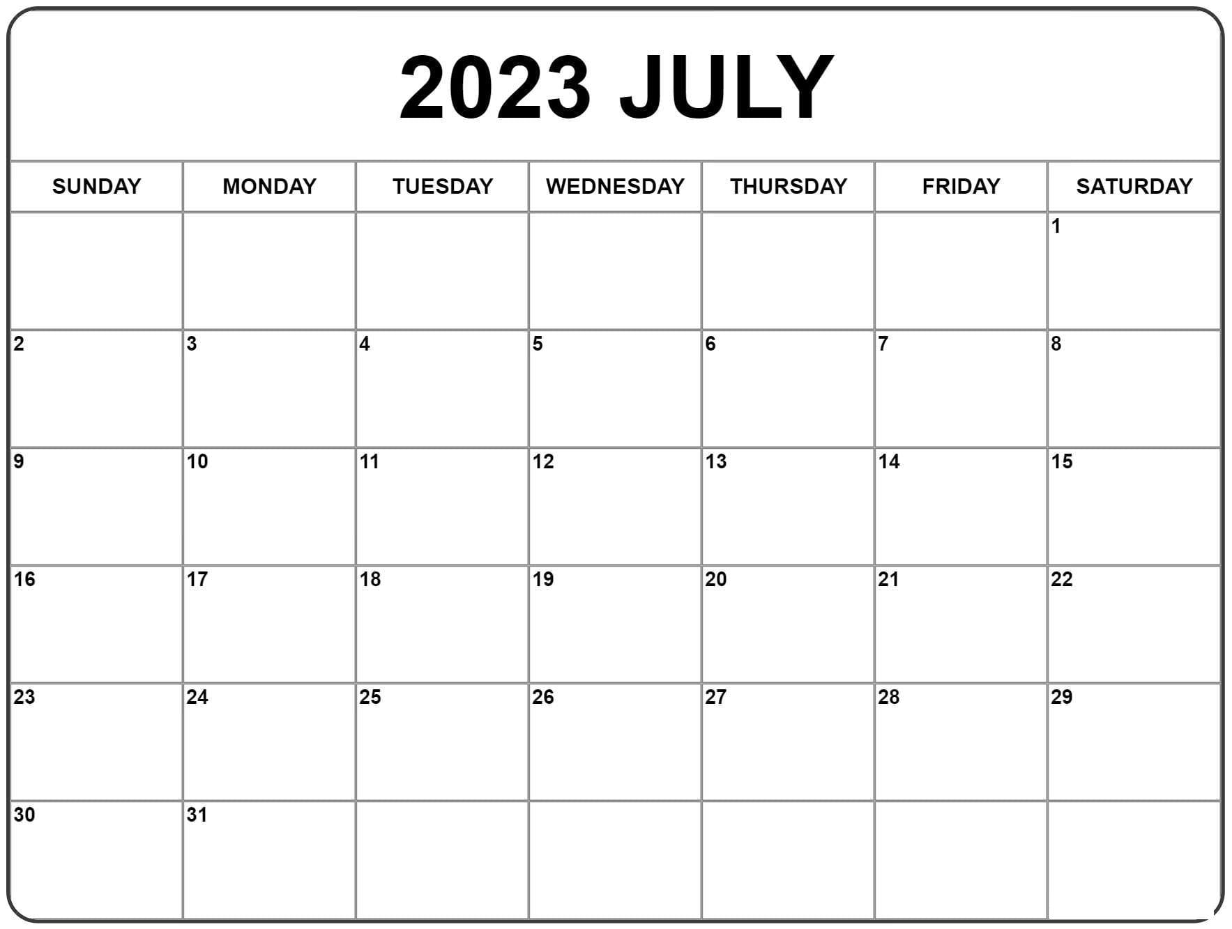 Printable Oct 2023 Calendar