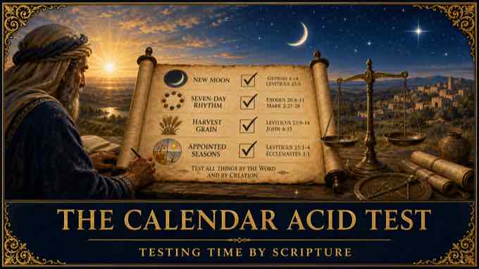 The Calendar Acid Test — Testing Time by Scripture