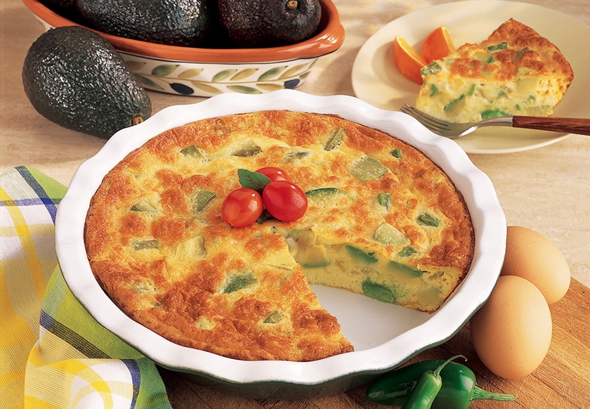 photo Frittata Avocado california avocados
