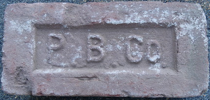 P.B.Co. common brick