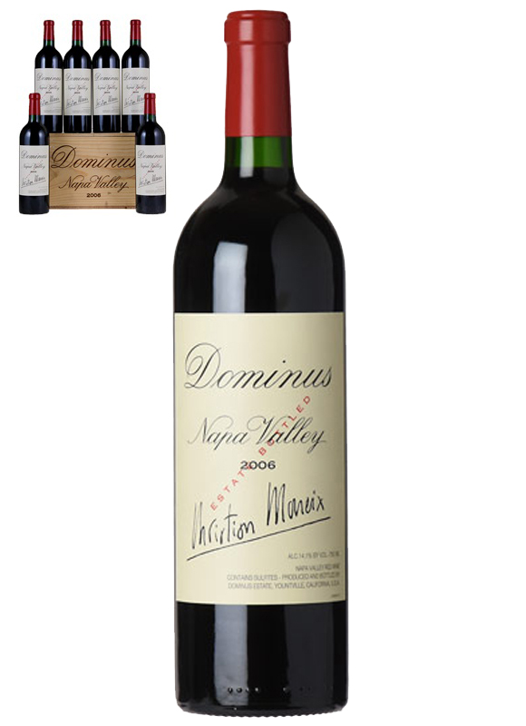 2006 DOMINUS ESTATE OWC – Original Wood Case 6-pack – CaliHiWines