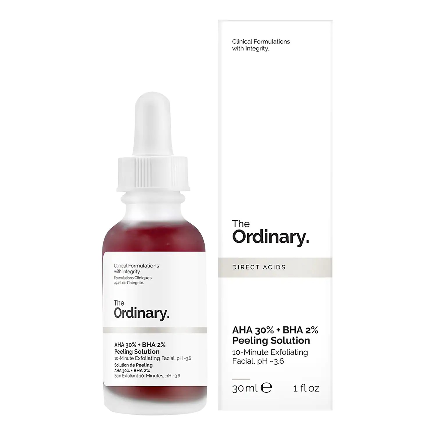 THE ORDINARY Solution De Peeling AHA 30% + BHA 2%