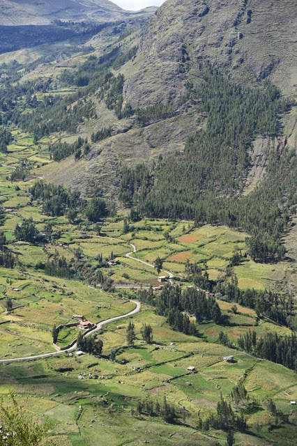 Pisac view Sacred Valley
