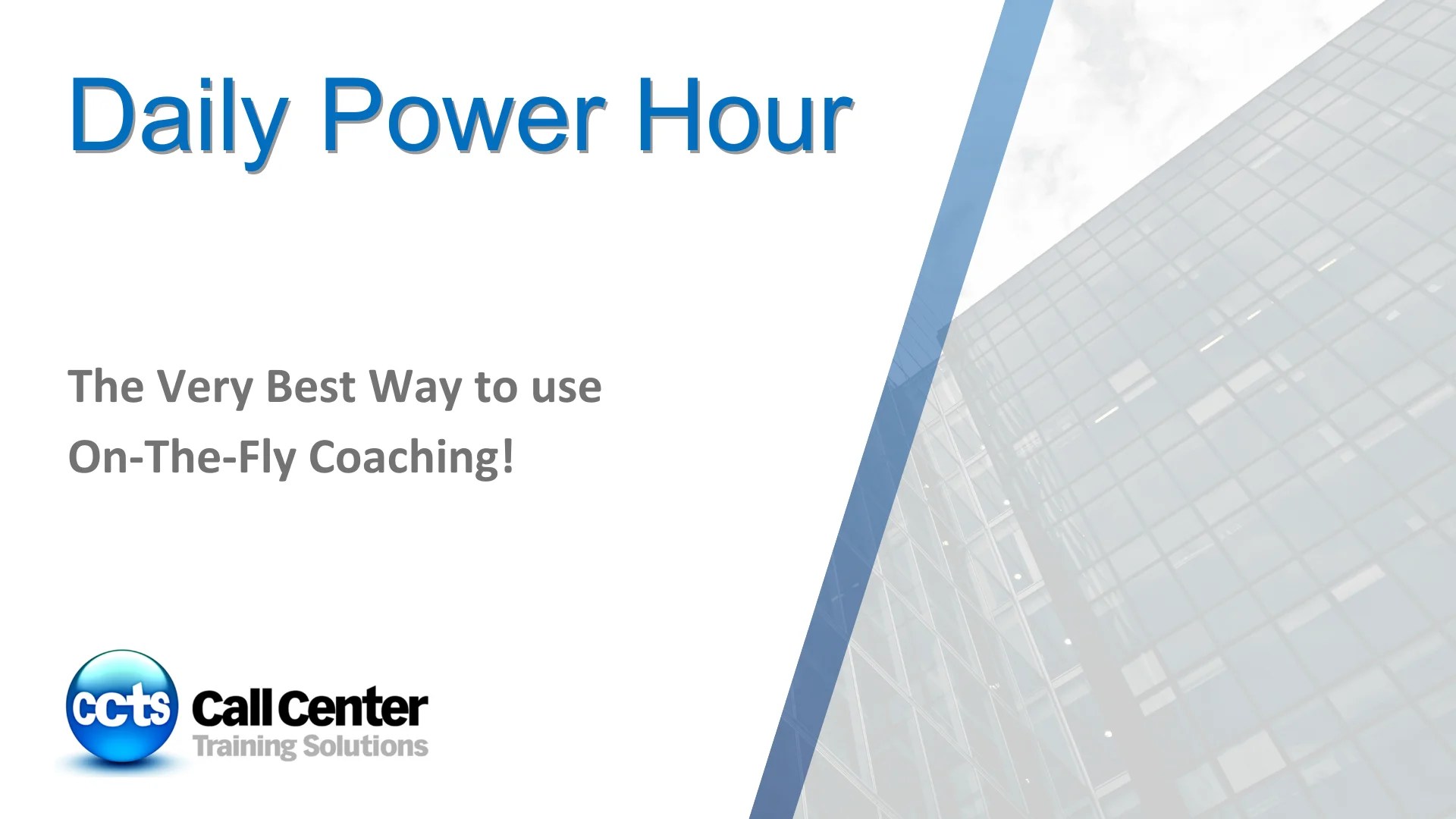 4. Daily Power Hour