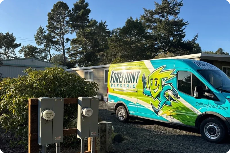 Forefront Electric van in Eugene, OR