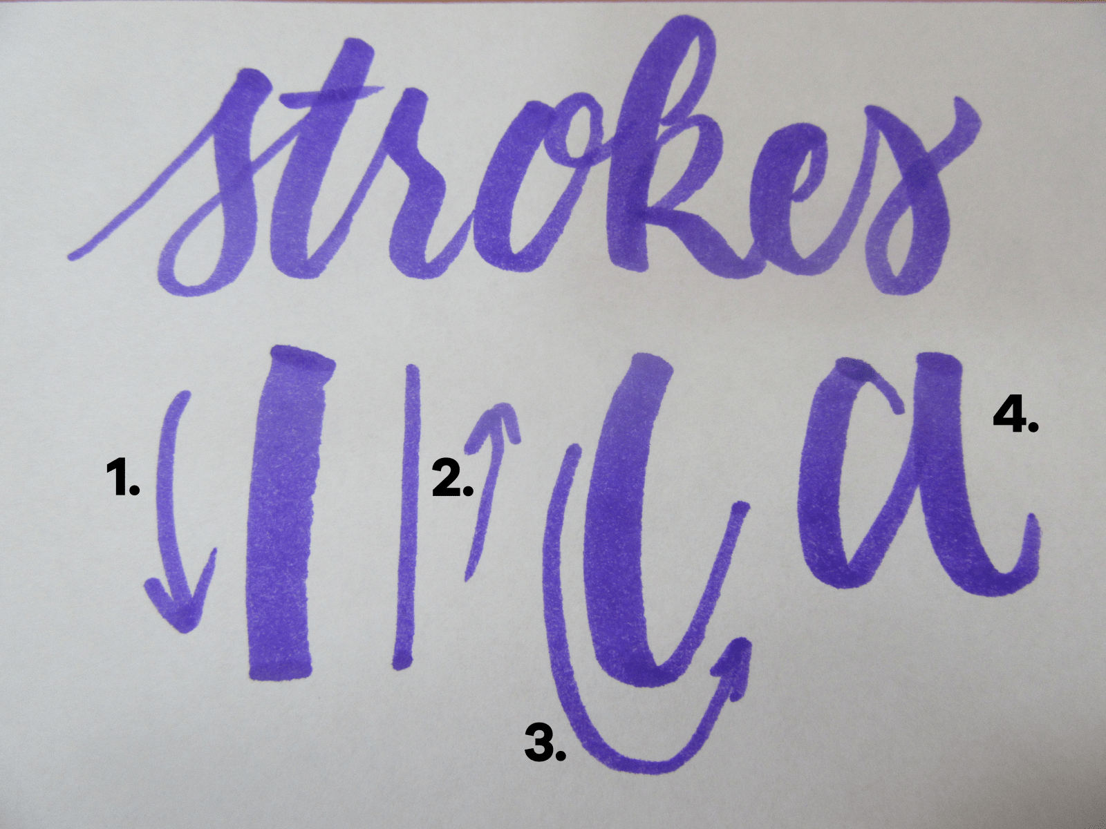 How to do Modern Brush Calligraphy with a Crayola Marker Tutorial