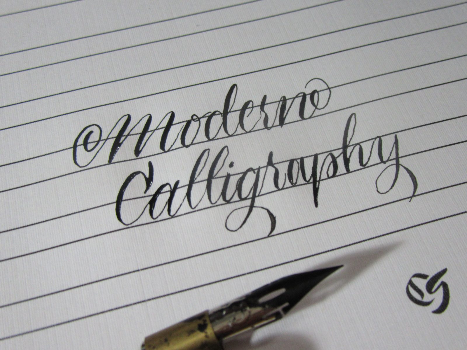 Printable Modern Calligraphy Practice Sheet 