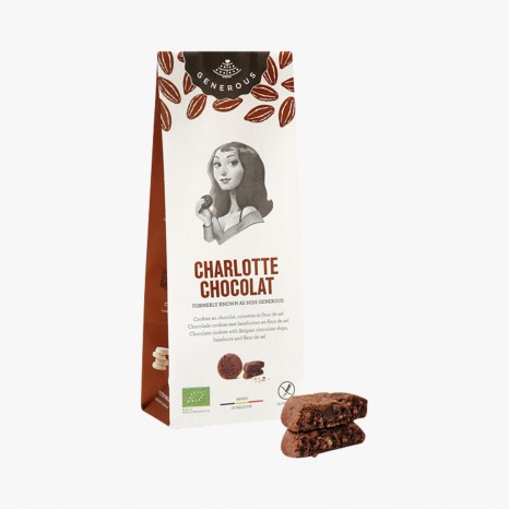 Biscuits au chocolat Charlotte, bio et sans gluten, Generous à la Grande Epicerie, 4,90 euros