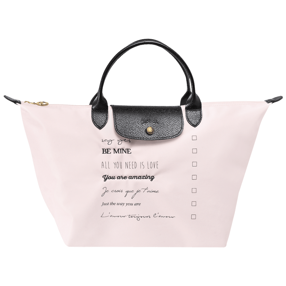 Le pliage Saint-Valentin, Longchamp, 95 euros