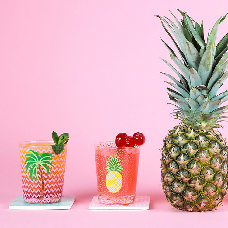 Set de deux verres Tropical Summer, 9,90 euros