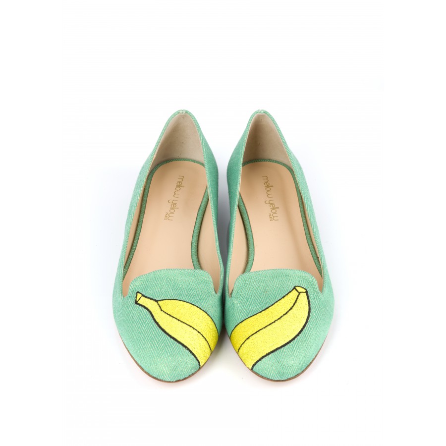 Ballerine BECCY Vert, Mellow Yellow, 119 euros