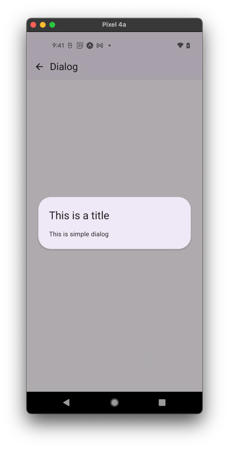 Dialog React Native Paper - Gradient Photo Collection - Mobile Quality