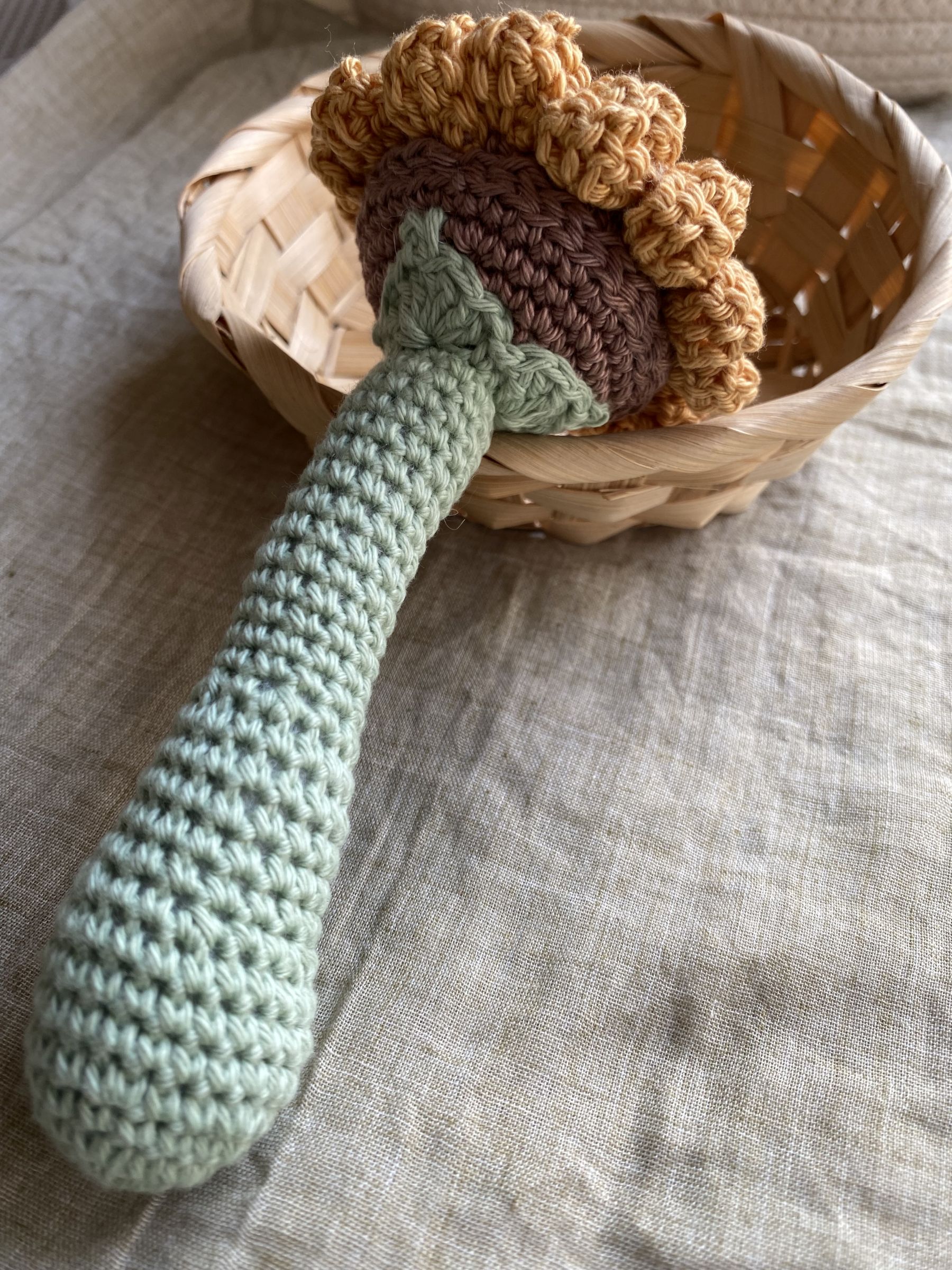 Sunflower Rattle
