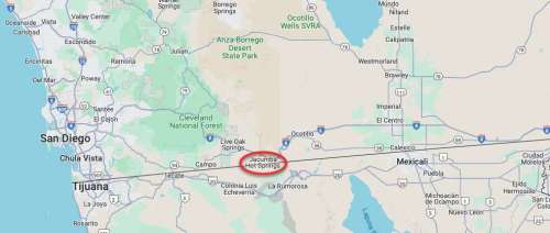 Jacumba map The Border Meets the Fight for $20