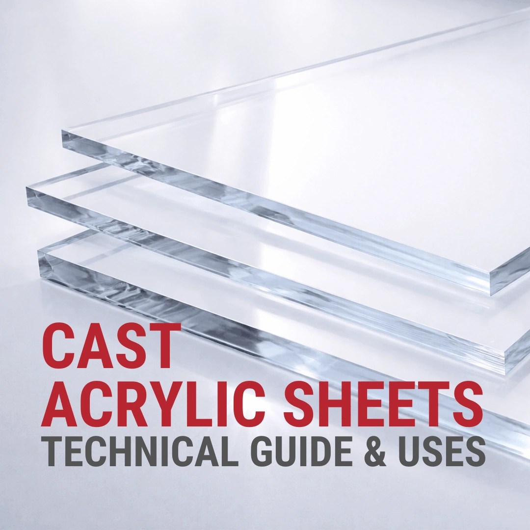Acrycast cell cast acrylic sheets for technical fabrication applications