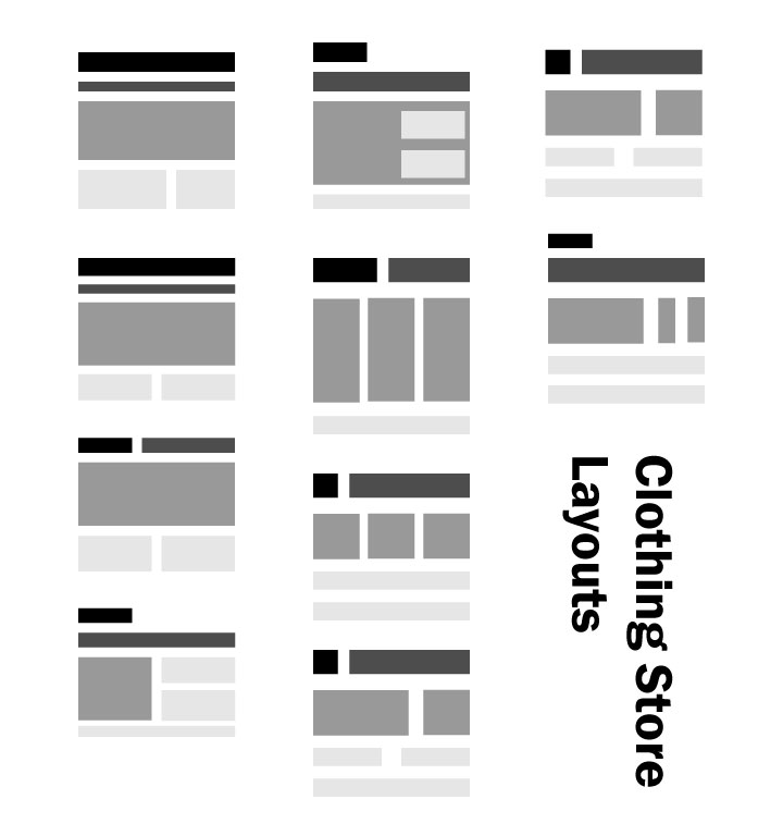 Store- Wireframes | fourfivesix