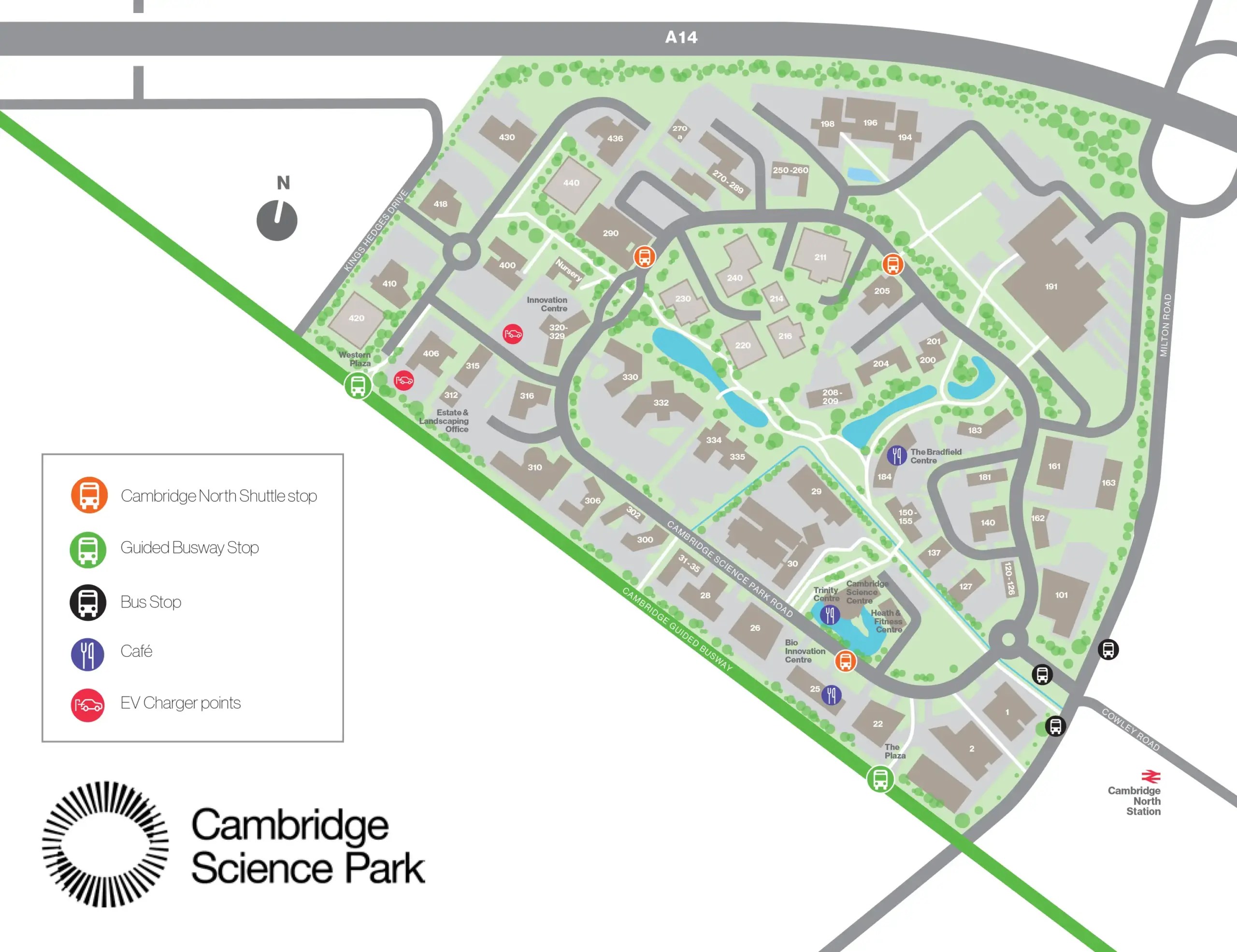 Life On The Park Cambridge Science Park CSP Map Scaled.webp
