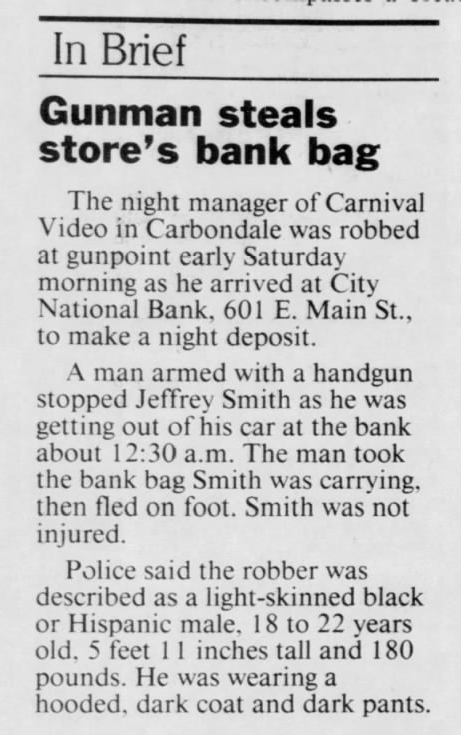 Carn Vid robbery