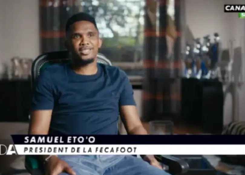Samuel Eto’o : « je ne gagne pas d’argent en tant que président de la FECAFOOT »