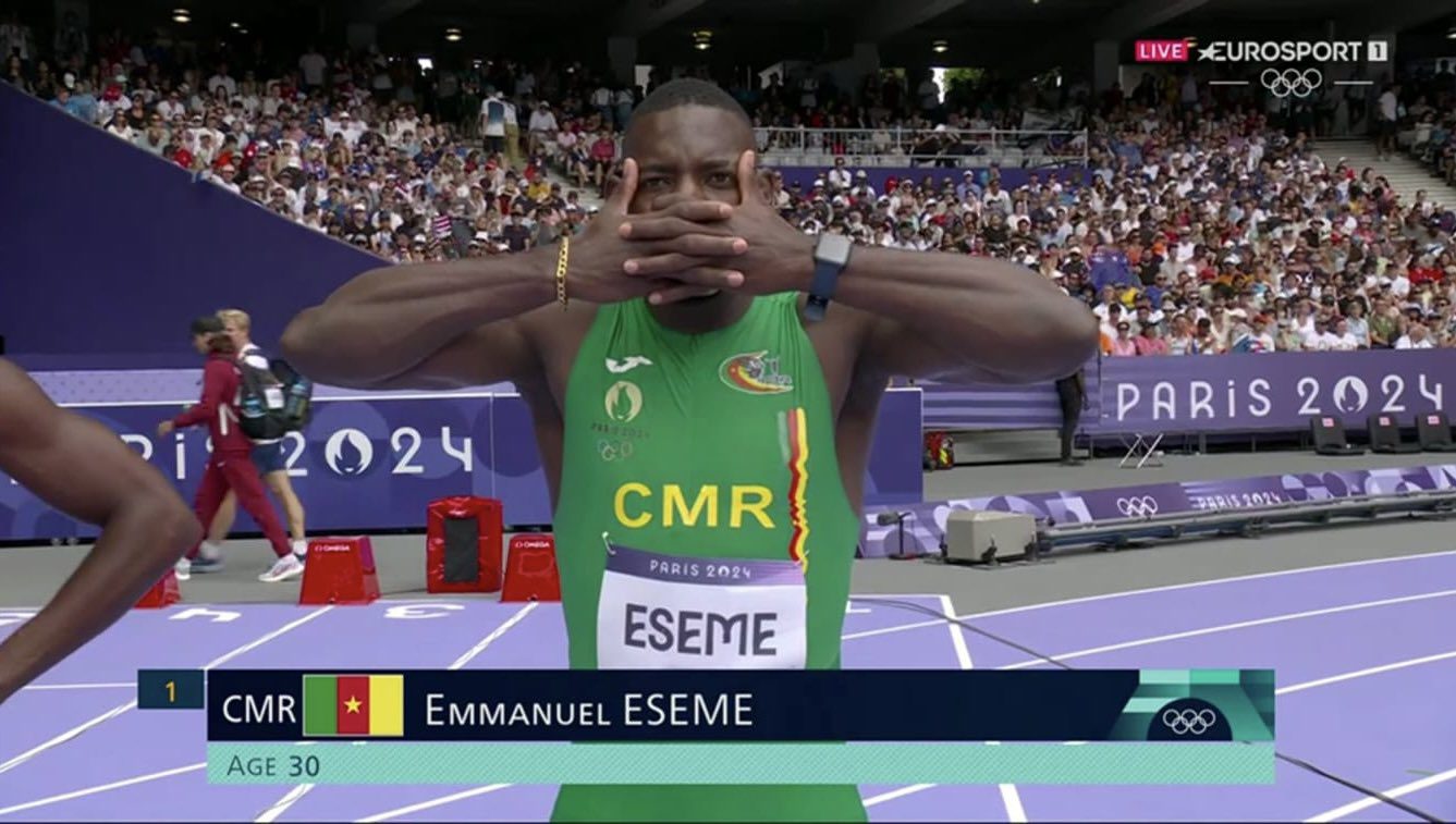 Jeux Olympiques : Emmanuel Eseme échoue en demi-finale du 100m, le Cameroun sans médaille à Paris