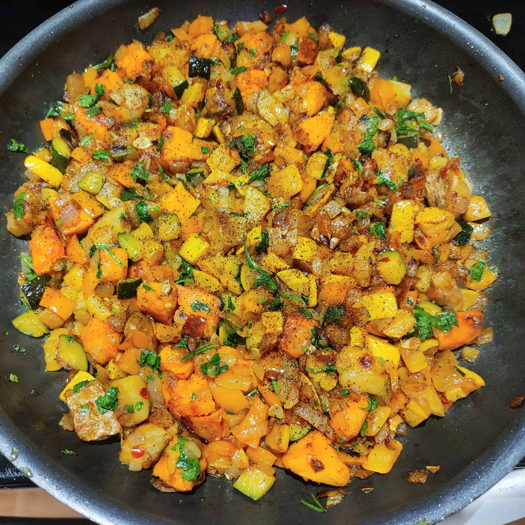 25-minute easy potato hash