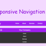 Create A Responsive Navigation Bar Using HTML, CSS, And JavaScript