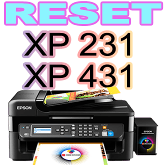 Reset Epson XP231 XP431 ⋆ Reset almohadillas adjprog waste ink pad