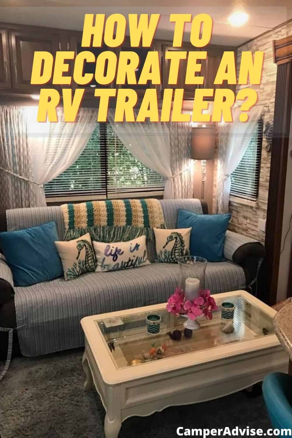 Rv camper decor ideas