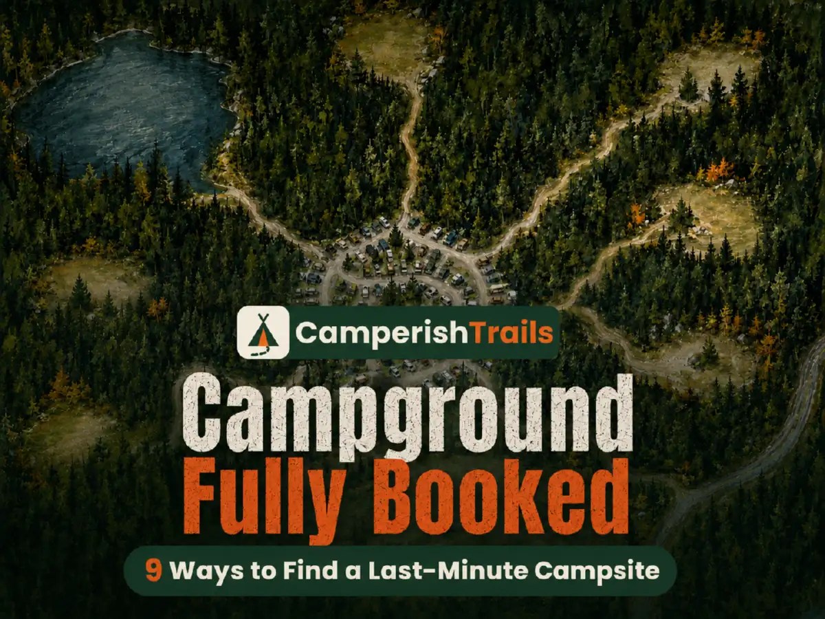 Campground fully booked? 9 ways to find a last minutes campsite