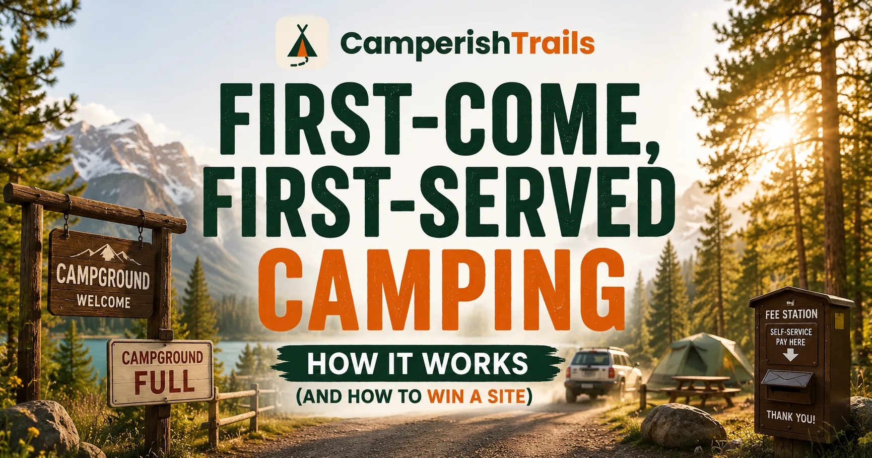First Come First Served Camping