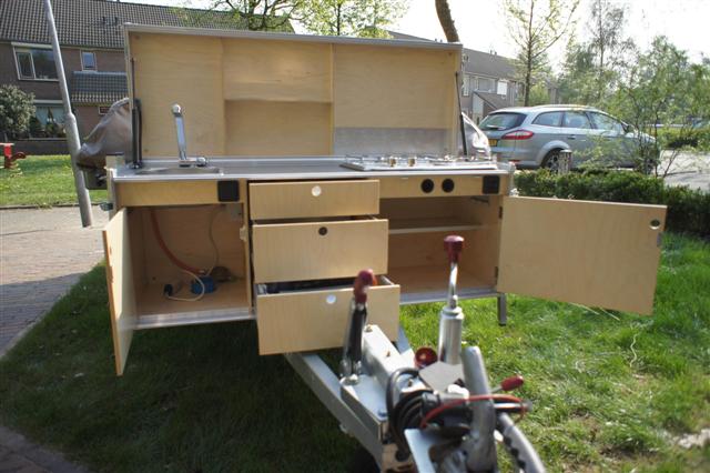 Diy camper trailer kitchen