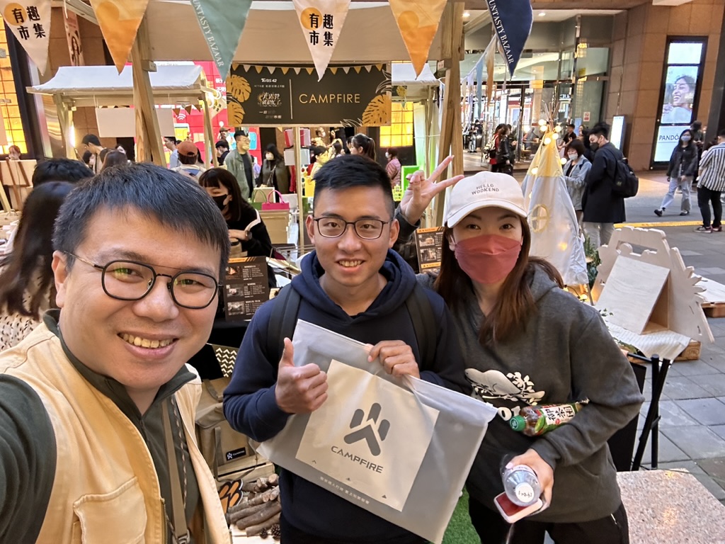 CAMPFIRE品牌首次現場銷售成功 (2023/4/9)