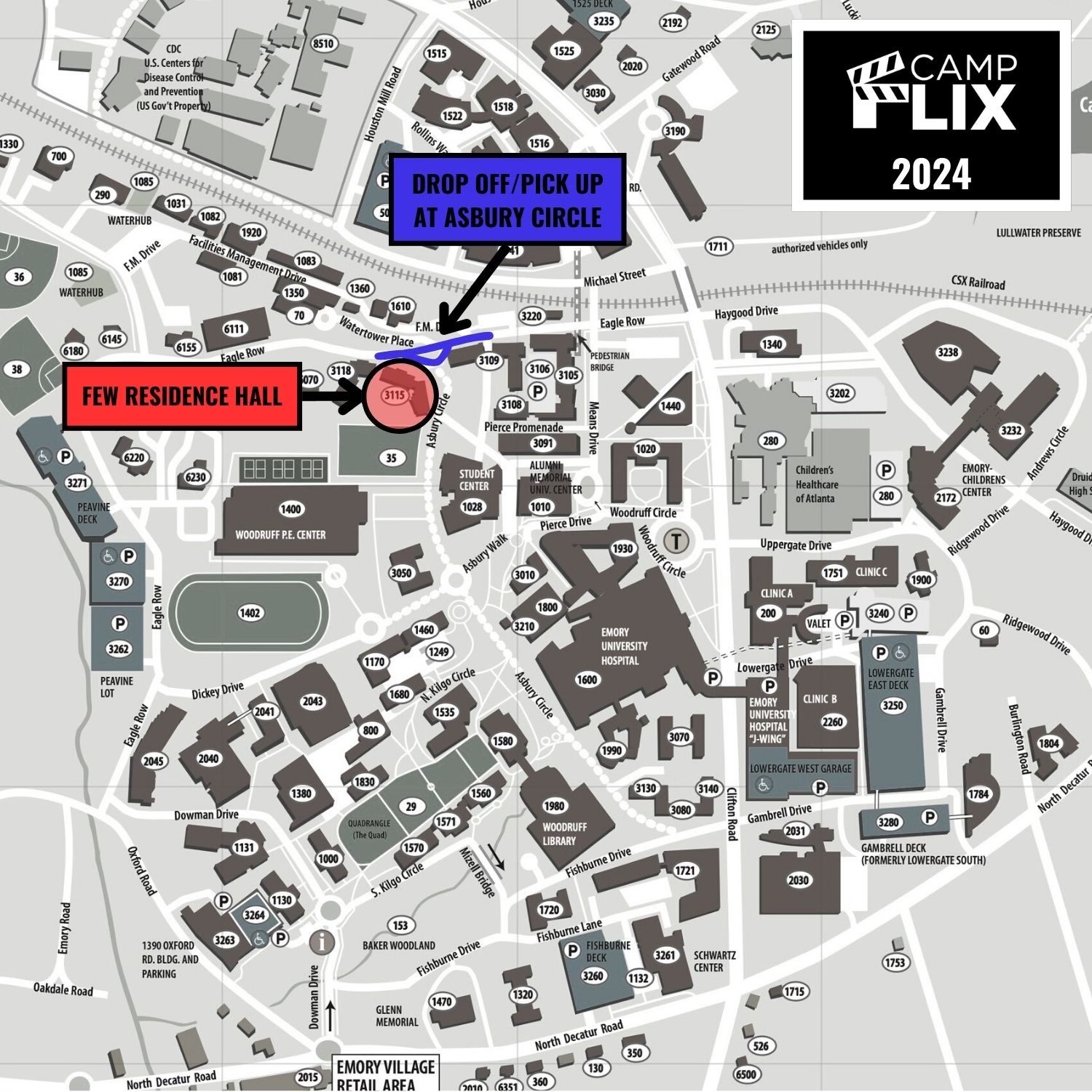 2025 Filmmaking And Movie Camp In Atlanta Summer Camp For Kids 2024 Emory Map 