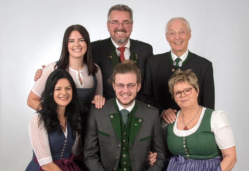 Bernd Pfandl, Franz Pfandl, Hermine Pfandl, Rainer Pfandl, Maria Pfandl, Paula Pfandl