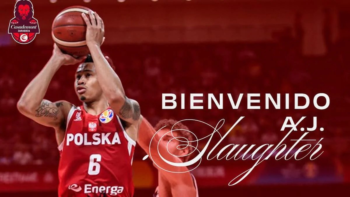 AJ Slaughter jugador de baloncesto de Casademont Zaragoza de la Liga Endesa