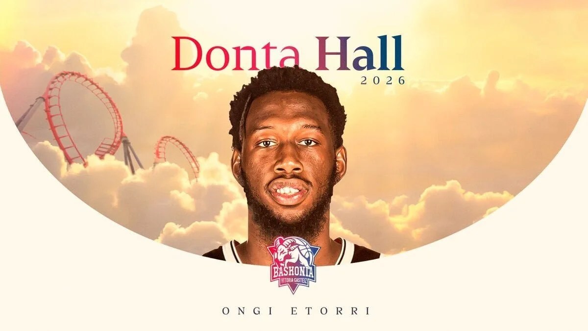 Donta Hall, jugador de baloncesto de Baskonia de Liga Endesa