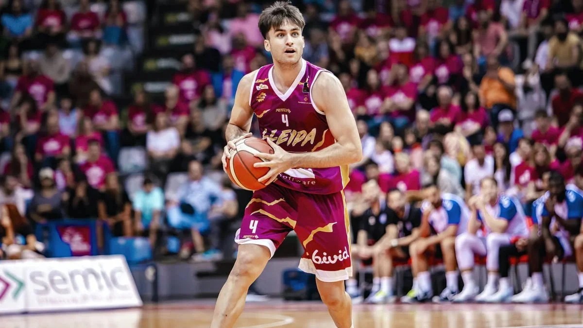 Rafa Villar, jugador de baloncesto del Força Lleida en Liga Endesa