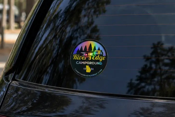 Holographic sticker