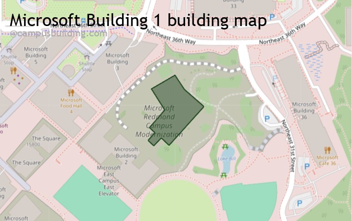 1 microsoft way redmondmaps microsoft redmond campus map massperiodico