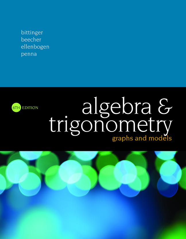 (eBook) (PDF) Algebra and Trigonometry: Graphs and Models, 6th edition
