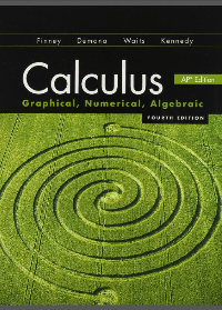 (eBook PDF) Calculus Graphical Numerical Algebraic 4th Edition